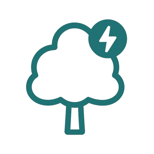 Emergency tree service icon
